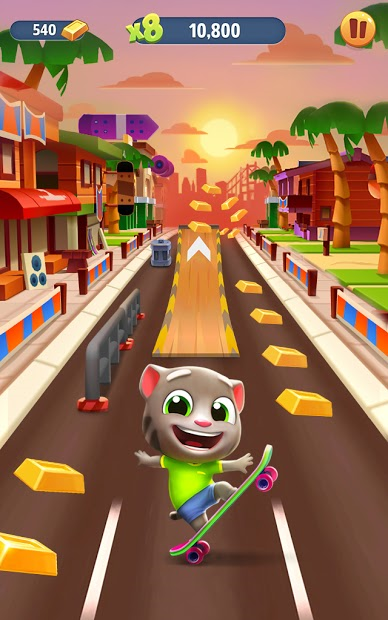 Screenshots Talking Tom Gold Run - Truy đuổi gấu mèo