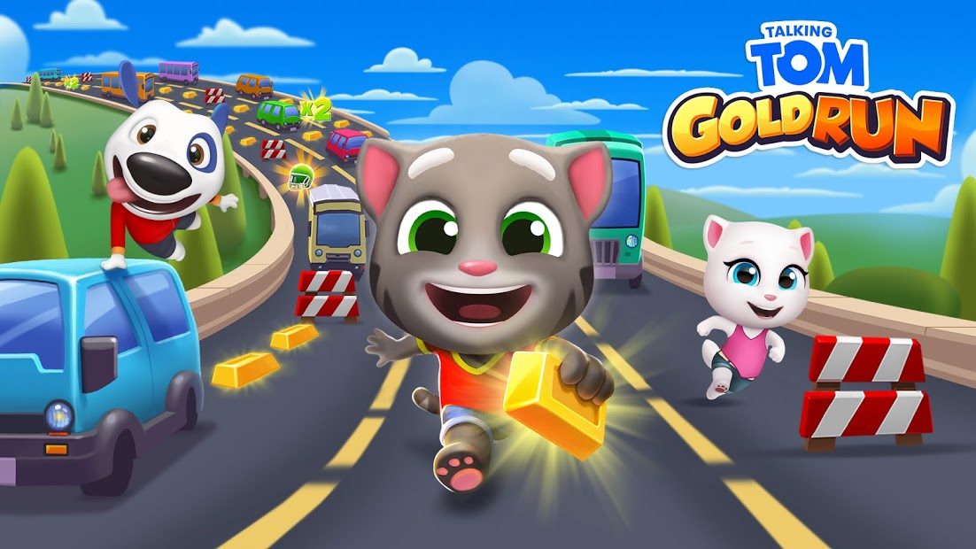 Screenshots Talking Tom Gold Run - Truy đuổi gấu mèo