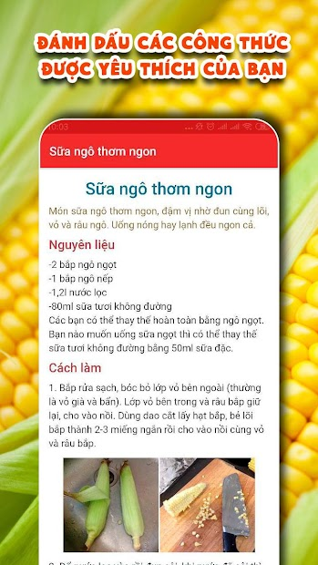 Screenshots Thực đơn hàng ngày - 365 món ăn ngon hàng ngày