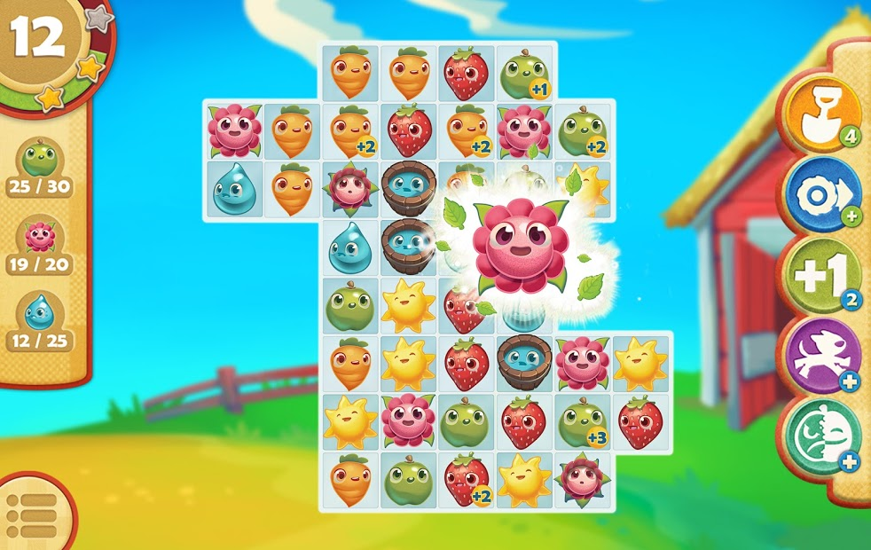 Screenshots Farm Heroes Saga - Nông trại kết hợp vui nhộn