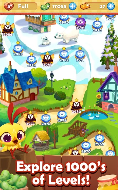 Screenshots Farm Heroes Saga - Nông trại kết hợp vui nhộn