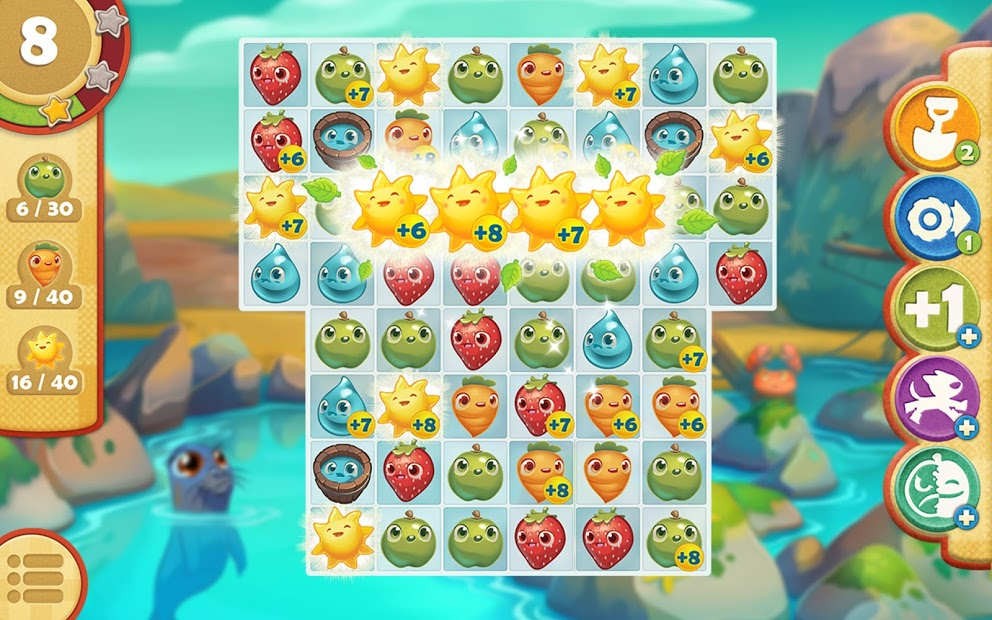 Screenshots Farm Heroes Saga - Nông trại kết hợp vui nhộn