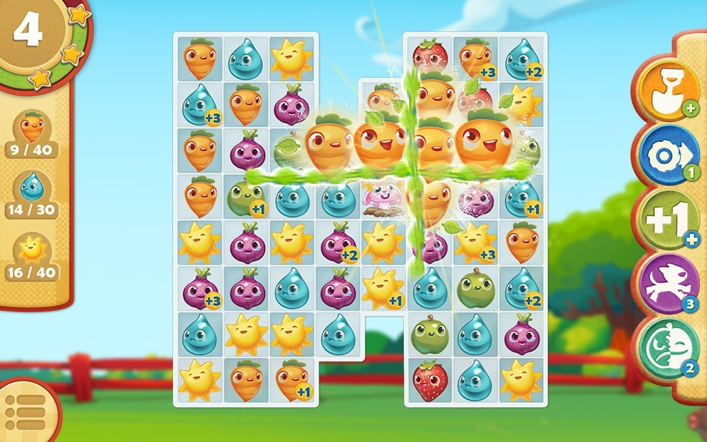 Screenshots Farm Heroes Saga - Nông trại kết hợp vui nhộn