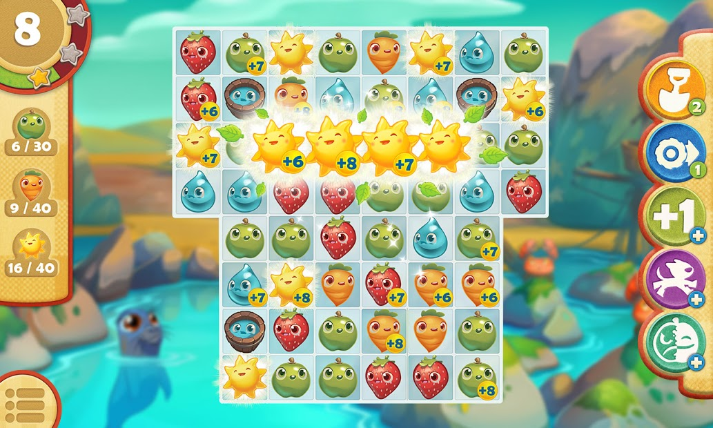 Screenshots Farm Heroes Saga - Nông trại kết hợp vui nhộn