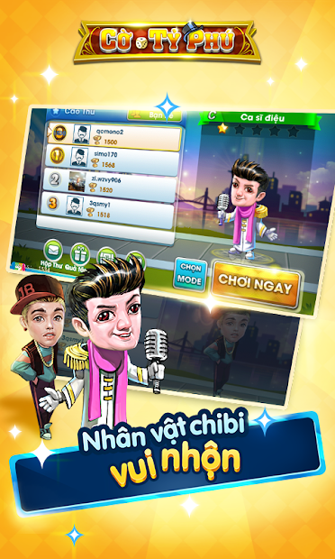 Screenshots ZingPlay - game chơi Cờ Tỷ Phú huyền thoại