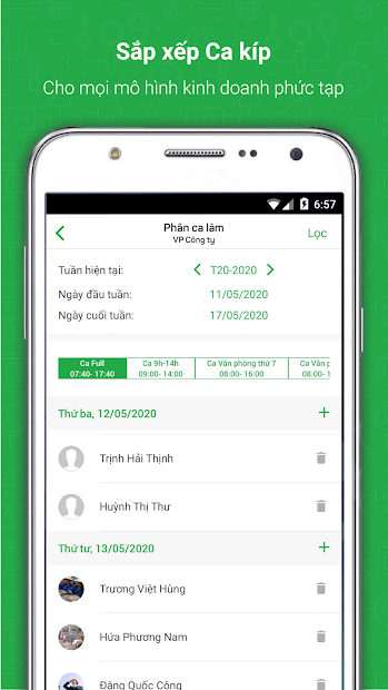 Screenshots Tanca.io - Chấm công & Tính lương, Quản lý Nhân sự
