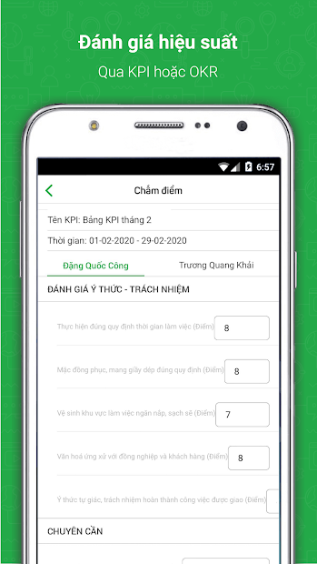 Screenshots Tanca.io - Chấm công & Tính lương, Quản lý Nhân sự