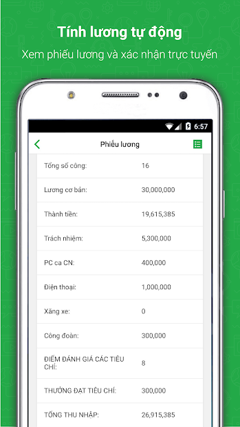 Screenshots Tanca.io - Chấm công & Tính lương, Quản lý Nhân sự