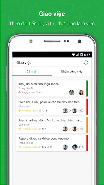Screenshots Tanca.io - Chấm công & Tính lương, Quản lý Nhân sự