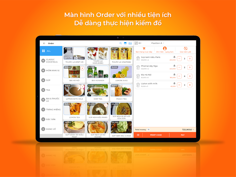 Screenshots POS365.VN: Quản lý kinh doanh một cách dễ dàng