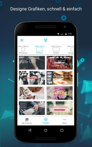 Screenshots Graphic Maker & Design Creator- Tạo quảng cáo online