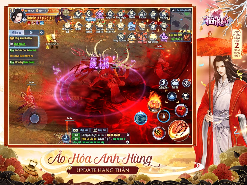 Screenshots Tình Kiếm 3D - Kiếm hiệp nhập vai cực hay