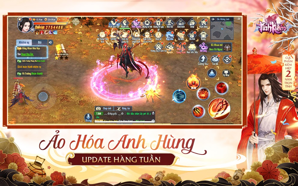 Screenshots Tình Kiếm 3D - Kiếm hiệp nhập vai cực hay