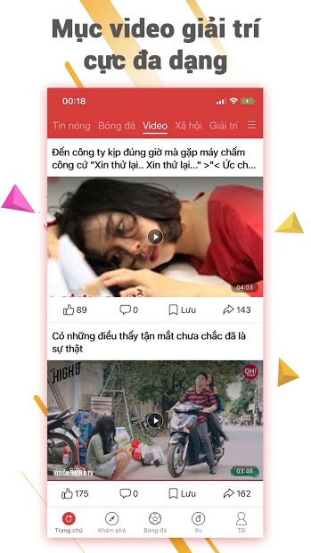 Screenshots VN Ngày Nay: ứng dụng đọc báo online 24h