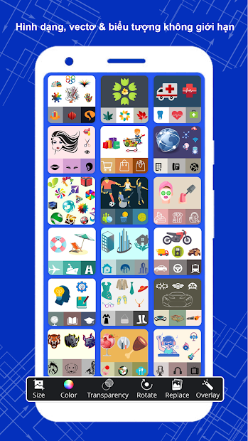 Screenshots Thiết kế logo miễn phí app. tự thiết kế logo maker Splendid App Maker