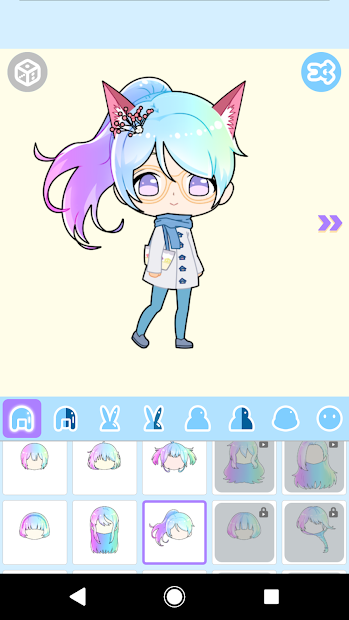 Ứng dụng Cute Avatar Maker - Tạo ảnh hoạt hình chibi dễ thương ...