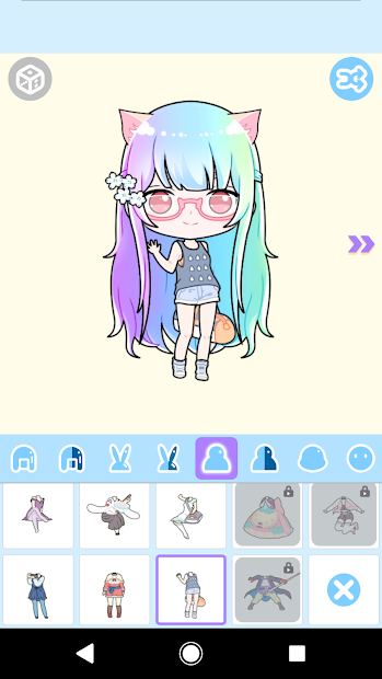 Ứng dụng Cute Avatar Maker - Tạo ảnh hoạt hình chibi dễ thương 