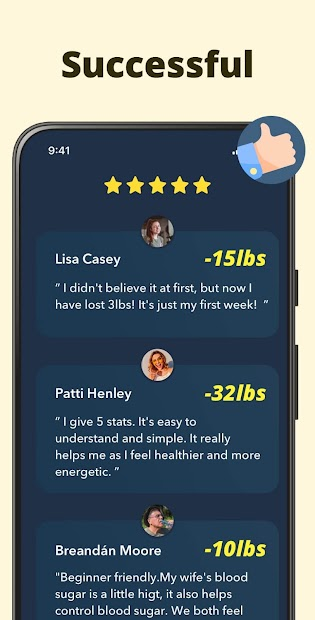 Screenshots Fasting App- Theo dõi nhịn ăn & gián đoạn nhanh