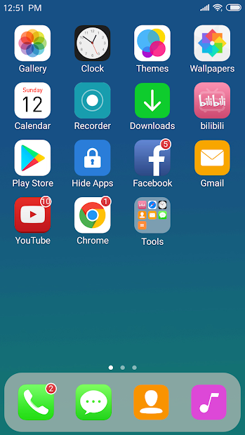 Screenshots X Launcher: With OS12 Style Theme & Control Center