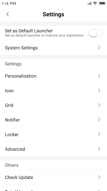 Screenshots X Launcher: With OS12 Style Theme & Control Center
