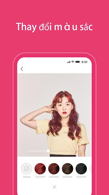 Screenshots Hairfit - mô phỏng kiểu tóc k-pop - Ứng dụng tạo mẫu tóc