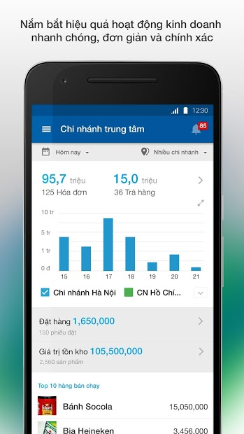 Screenshots KiotViet Quản lý