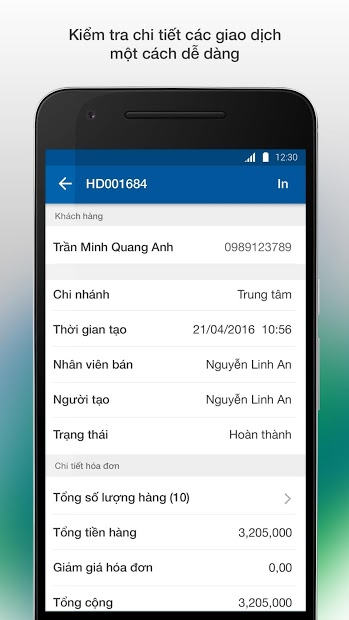 Screenshots KiotViet Quản lý