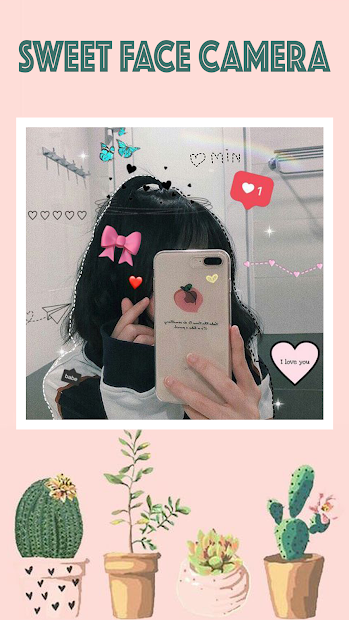 Screenshots Sweet face camera - live filter selfie photo edit- chỉnh sửa ảnh chuyên nghiệp