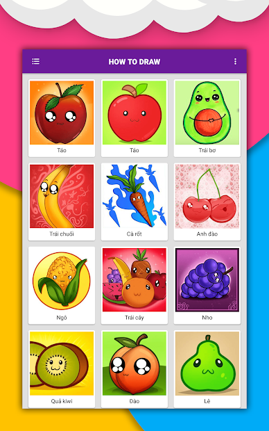 Ứng Dụng Cách Vẽ Đồ Ăn Dễ Thương, Đồ Uống Từng Bước | Link Tải Free, Cách  Sử Dụng