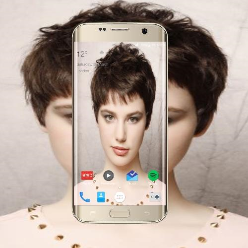 Screenshots Kiểu tóc ngắn hợp với khuôn mặt - Ứng dụng hình mẫu tóc