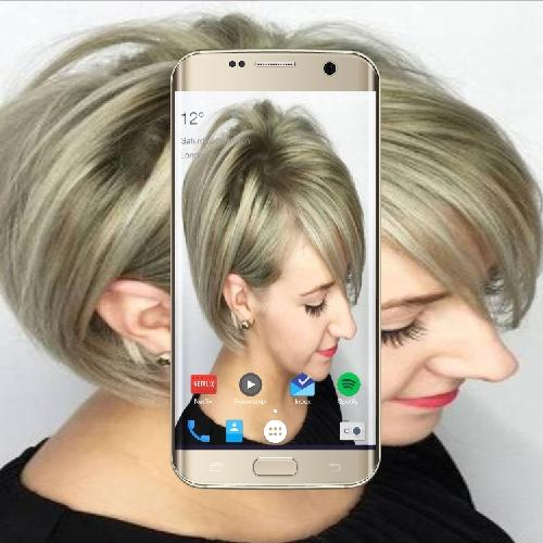 Screenshots Kiểu tóc ngắn hợp với khuôn mặt - Ứng dụng hình mẫu tóc