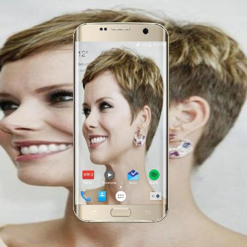 Screenshots Kiểu tóc ngắn hợp với khuôn mặt - Ứng dụng hình mẫu tóc