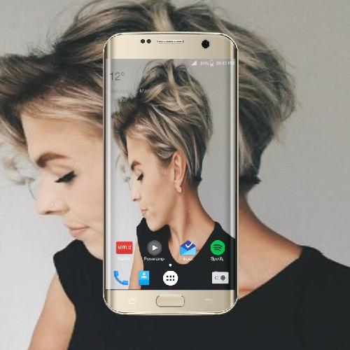 Screenshots Kiểu tóc ngắn hợp với khuôn mặt - Ứng dụng hình mẫu tóc