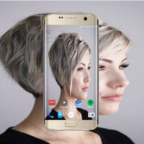 Screenshots Kiểu tóc ngắn hợp với khuôn mặt - Ứng dụng hình mẫu tóc