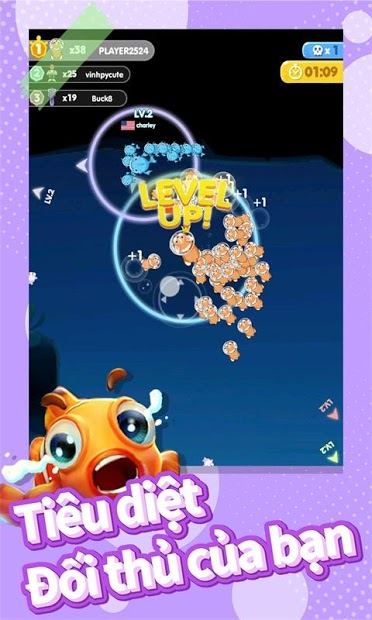Screenshots Fish go.io - Cá lớn bắt cá bé