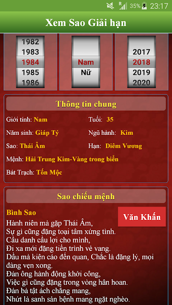 Screenshots Lịch Vạn Niên 2020 - Xem lịch âm, tử vi nhanh chóng