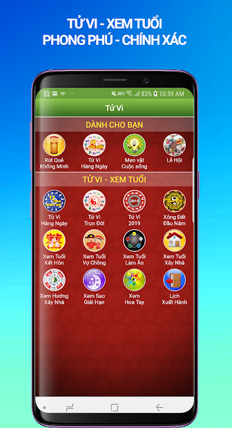 Screenshots Lịch Vạn Niên 2020 - Xem lịch âm, tử vi nhanh chóng