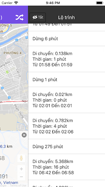 Ứng dụng Hộp đen Ôtô: Kiểm tra và theo dõi lộ trình của chuyến xe ...