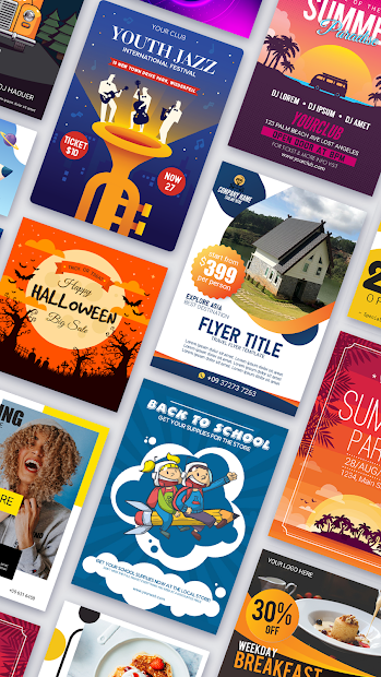 Screenshots Poster Maker: Tạo mẫu áp phích đẹp