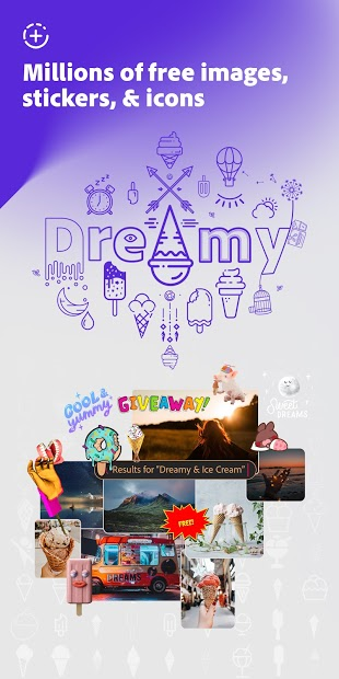 Screenshots Adobe Spark Post: Thiết kế đồ họa và tạo mẫu câu chuyện