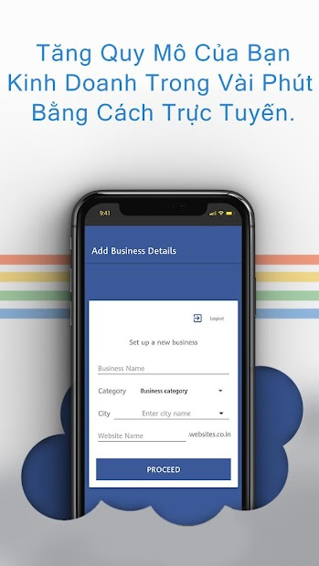 Screenshots Trình tạo trang web tức thì Websites.co.in - Tạo trang Web cho riêng bạn