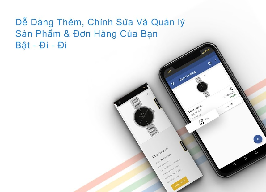 Screenshots Trình tạo trang web tức thì Websites.co.in - Tạo trang Web cho riêng bạn