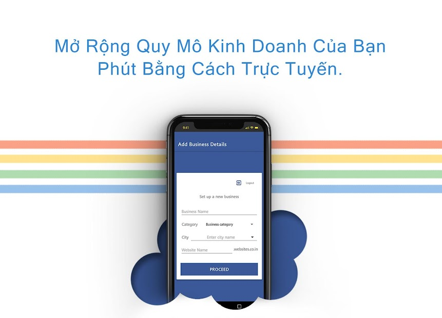 Screenshots Trình tạo trang web tức thì Websites.co.in - Tạo trang Web cho riêng bạn