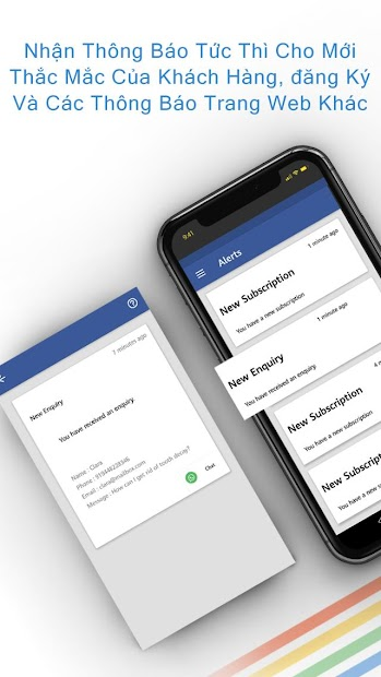 Screenshots Trình tạo trang web tức thì Websites.co.in - Tạo trang Web cho riêng bạn