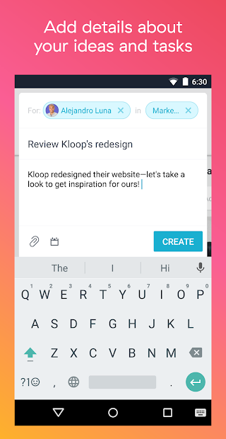 Screenshots Asana - Ứng dụng làm việc nhóm