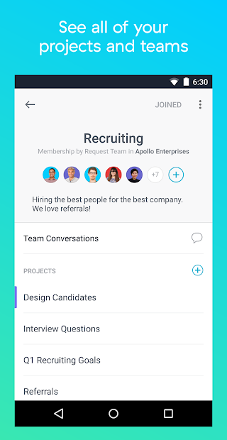 Screenshots Asana - Ứng dụng làm việc nhóm