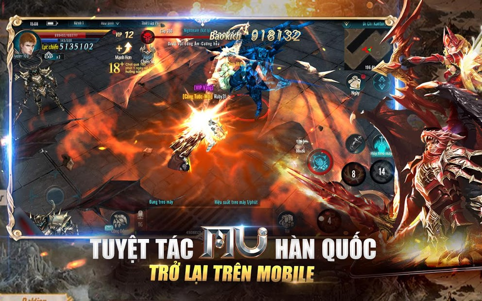 Screenshots MU Strongest | Tân Vương dòng MU Mobile