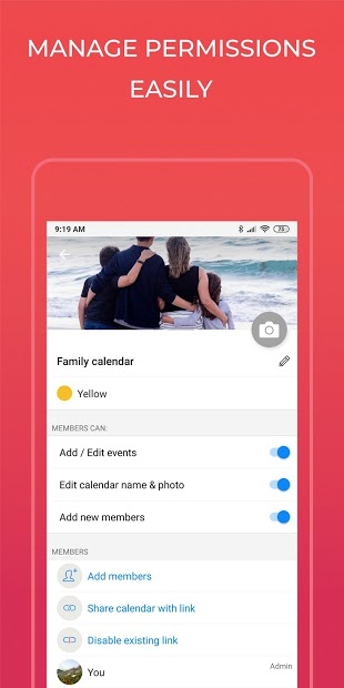 Screenshots GroupCal - Lịch được chia sẻ