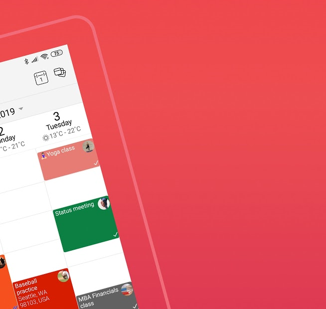 Screenshots GroupCal - Lịch được chia sẻ
