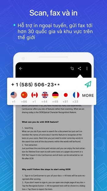 Screenshots CamScanne - Máy quét ảnh, quét thành pdf, miễn phí